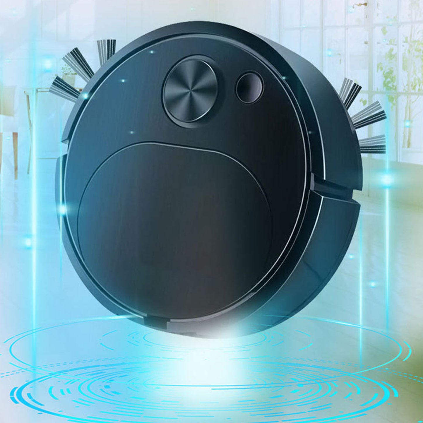 Automatic Vacuum Cleaner Low Noise Rechargeable 3 In 1 Intelligent