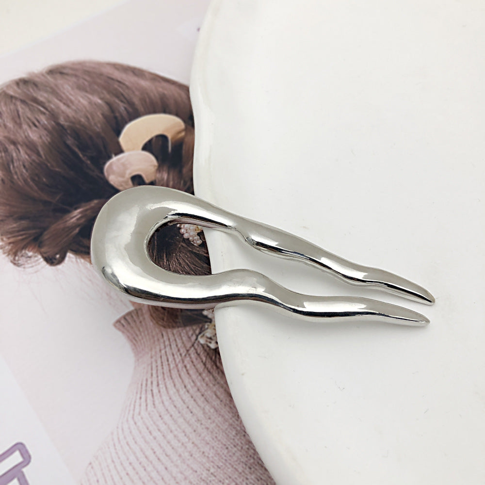 Metal U-Clip Hair Clasp
