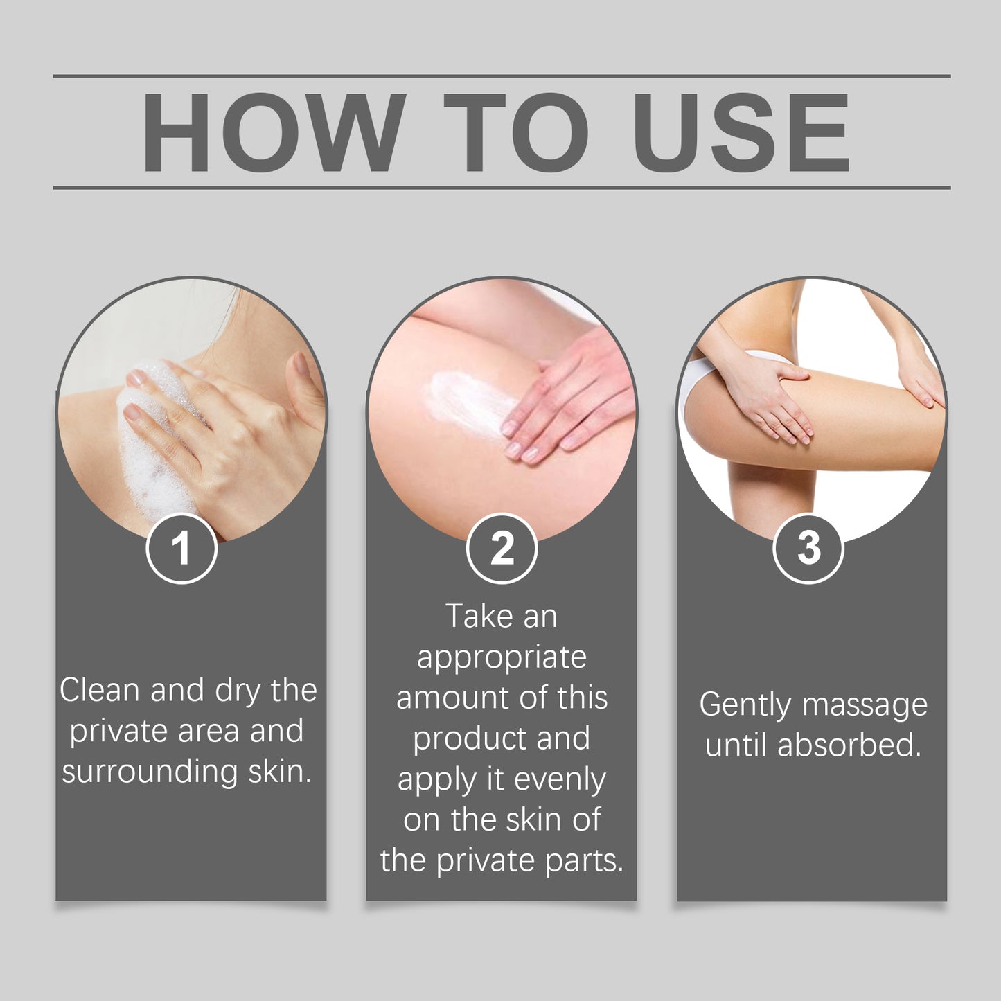 Feminine Intimate Area Moisturizing Cream with Aloe Vera and Vitamin E