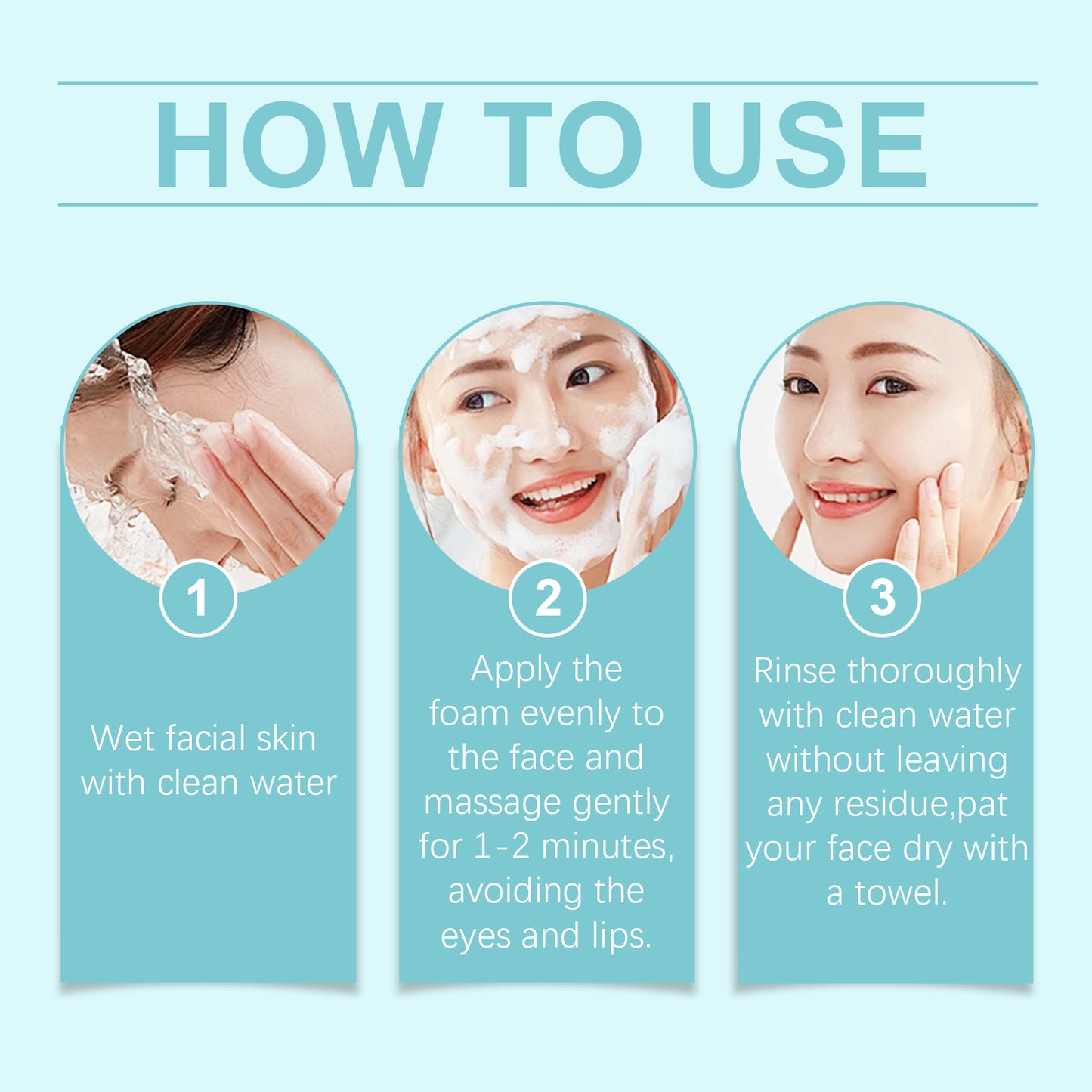 Amino Acid Cleansing Mousse - Gentle Hydrating Facial Foam Wash 120ml