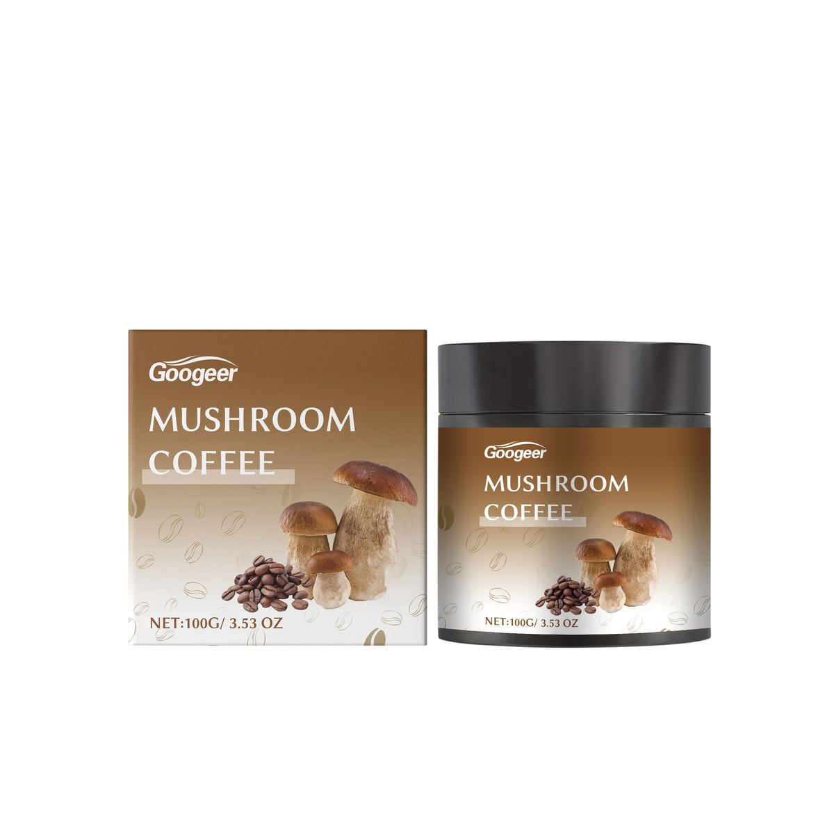 Mushroom Instant Coffee 100g Enhances Focus and Attention - CJ