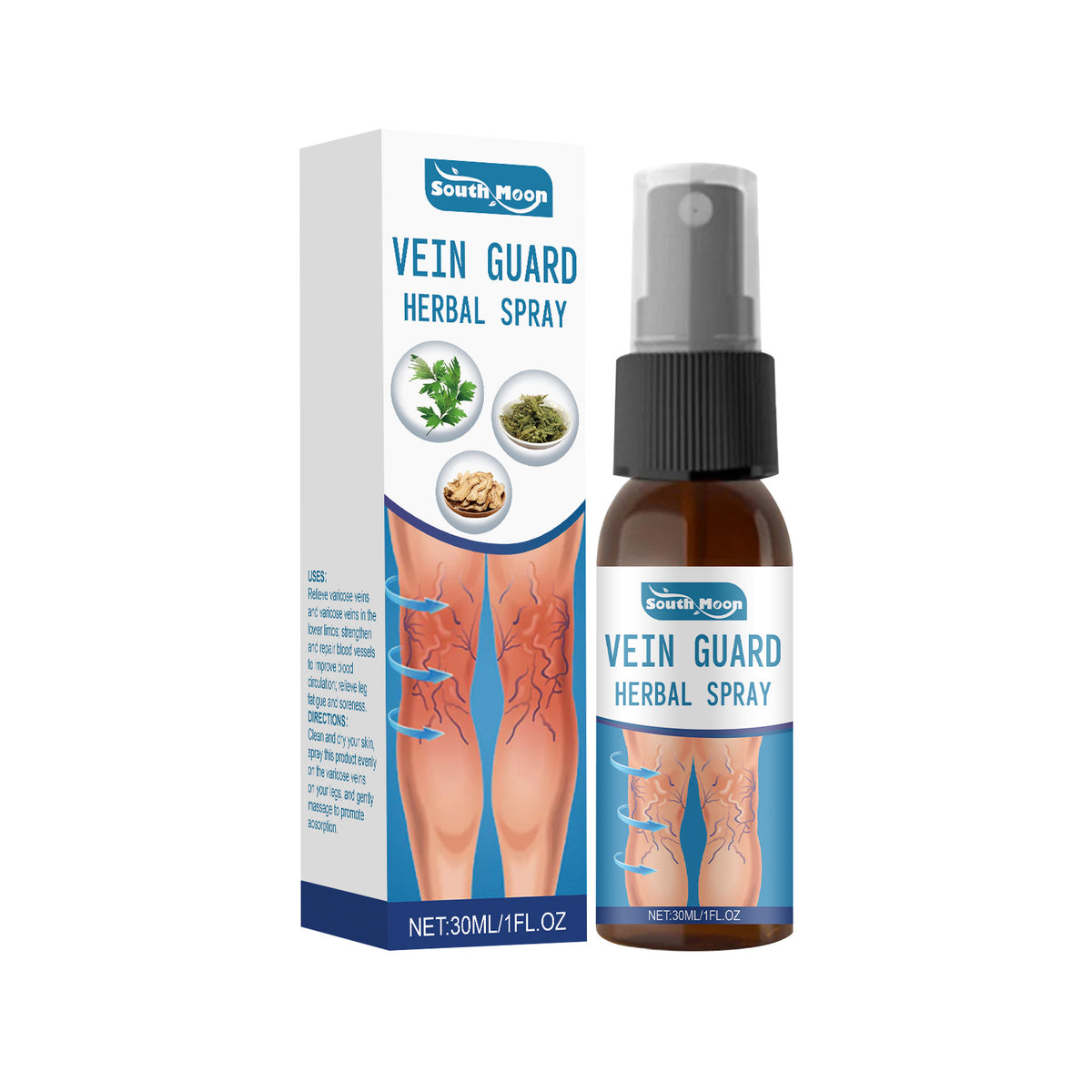 Herbal Leg Spray for Skin Care – 30ml Natural Body Care Solution