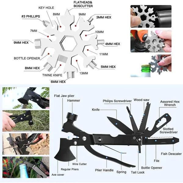 30-in-1 Outdoor Survival Kit with First Aid, Tactical Tools & Emergency Gear