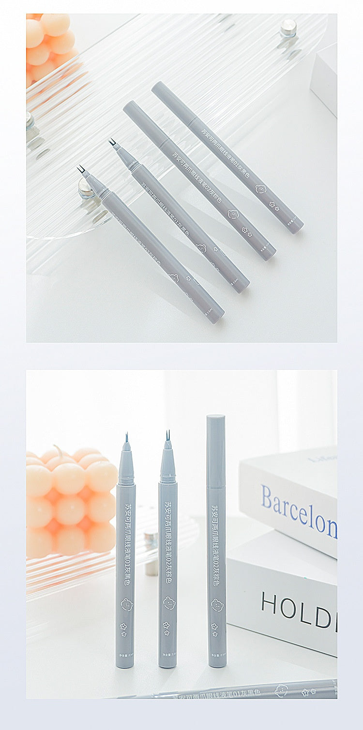 Waterproof Liquid Eyeliner Pen - Ultra-Fine, Anti-Halo, Long-Lasting Makeup