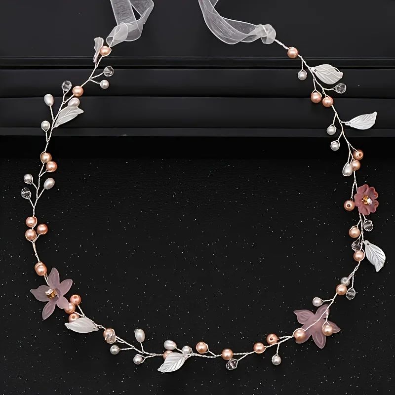 Crystal Leaf Rhinestone Hair Vine Headband