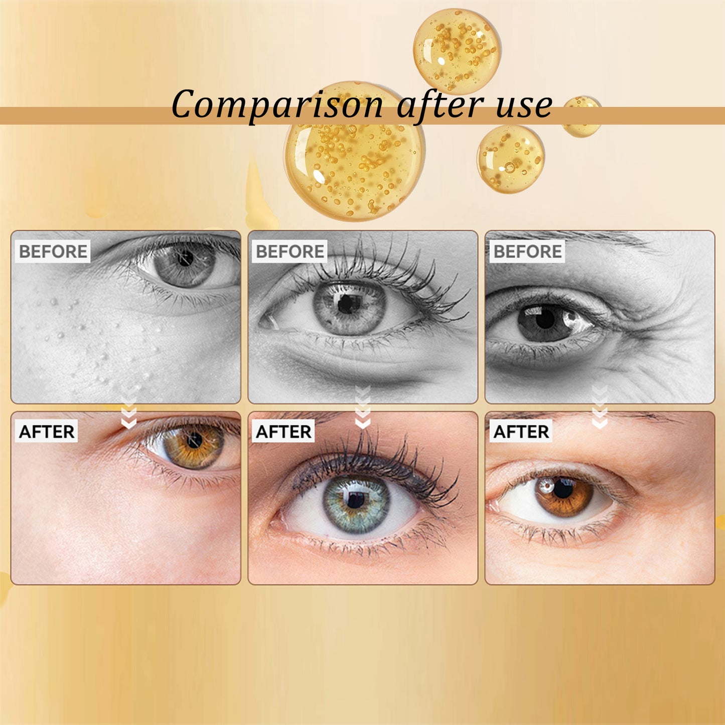 Snail Peptide Eye Cream with Roller Applicator for Puffiness & Fine Lines