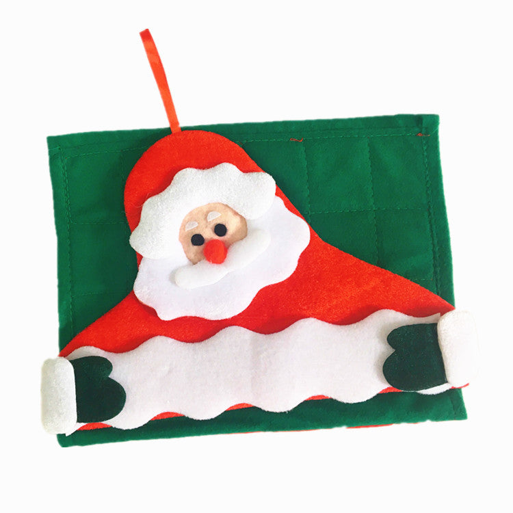 Velvet Christmas Calendar for Elderly | 30x40cm Wall Decor, Festive Gift