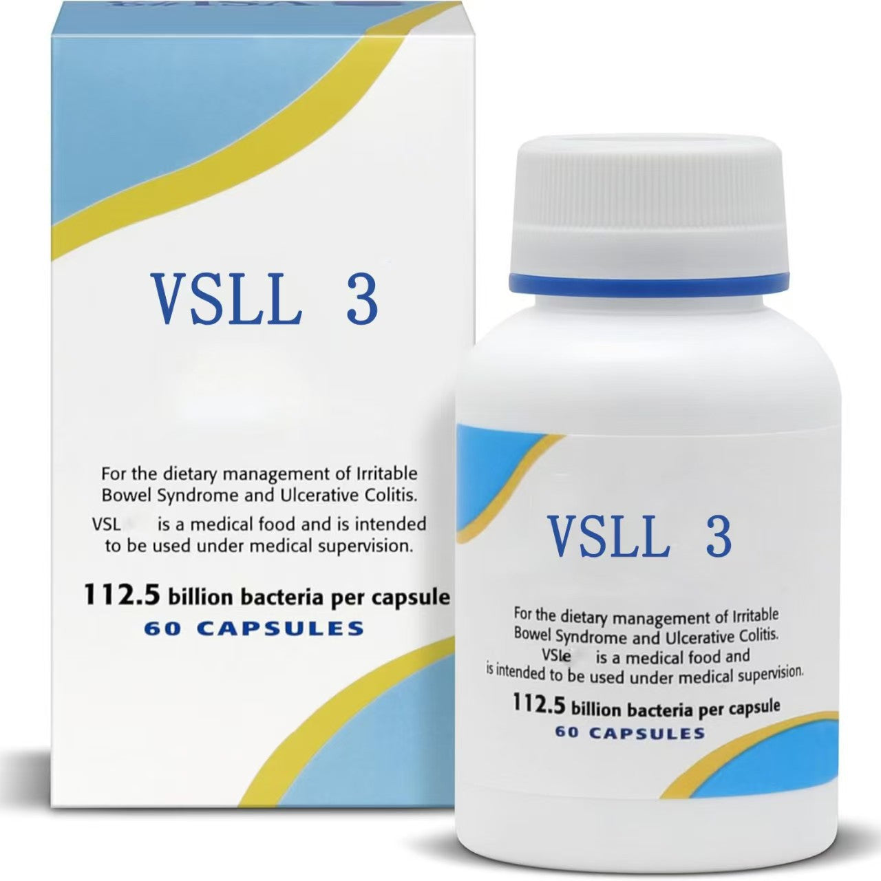 Probiotic Capsules - 60 Count Dietary Supplement for Adults