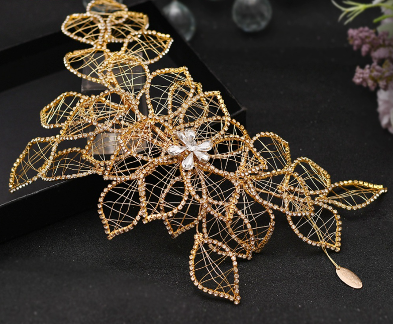 Bridal Rhinestone Headpiece Wedding Hair Accessory