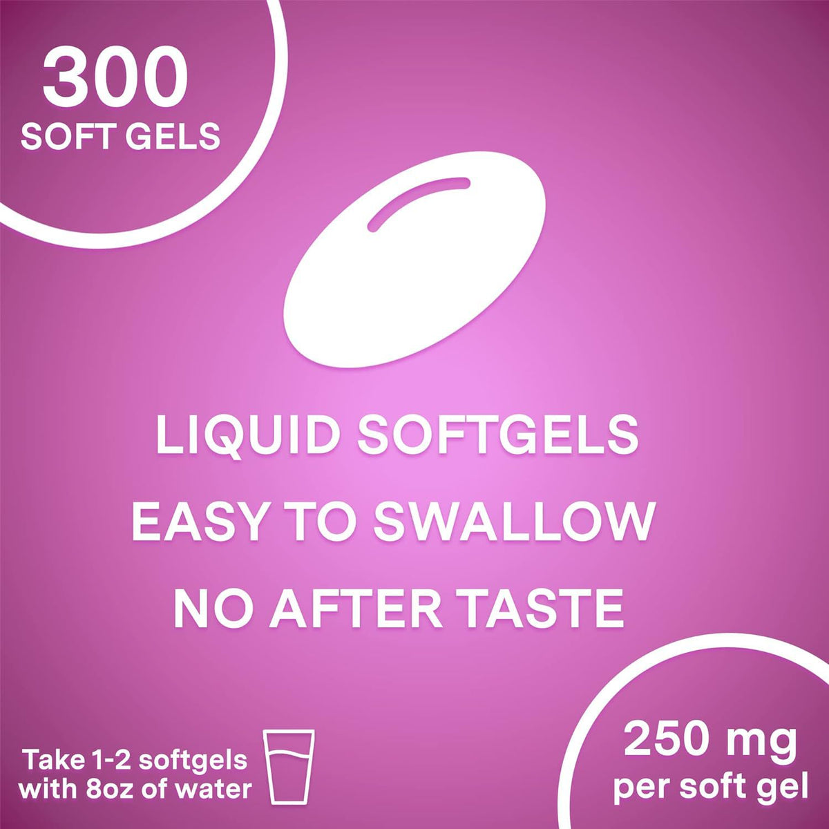 Digestive Soft Capsules - Adult Health Supplement, 300 Tablets