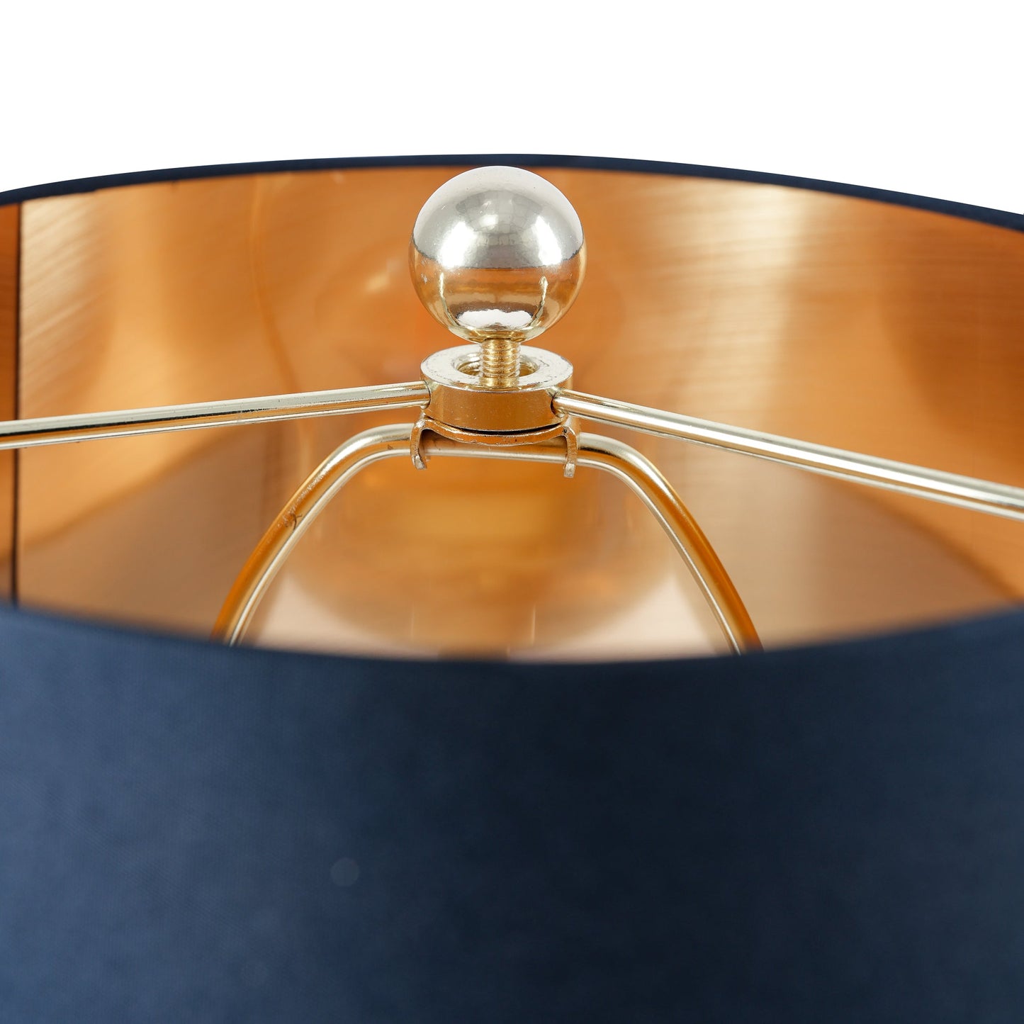 Modern Black and Gold Desk Lamp - Stylish Bedside Lighting