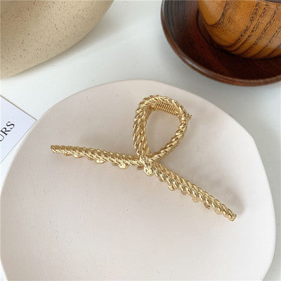 Elegant Tulip Metal Hair Grip Set - Women’s Hair Accessories, Multiple Colors