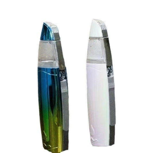 USB Rechargeable Facial Steamer - Hydrogen Water Spray for Hydrating Skin - Peacock Blue
