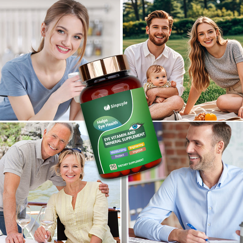 Lutein Eye Health Supplement Capsules - Vitamin & Mineral Vision Support