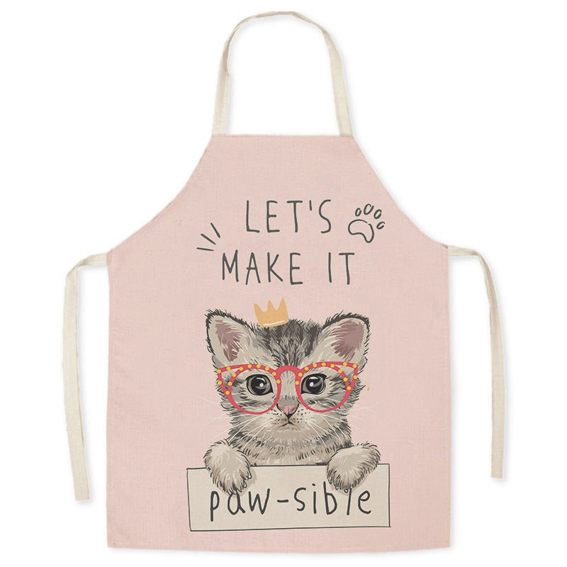 Funny Cartoon Apron for Kids and Adults - Creative Animal Design