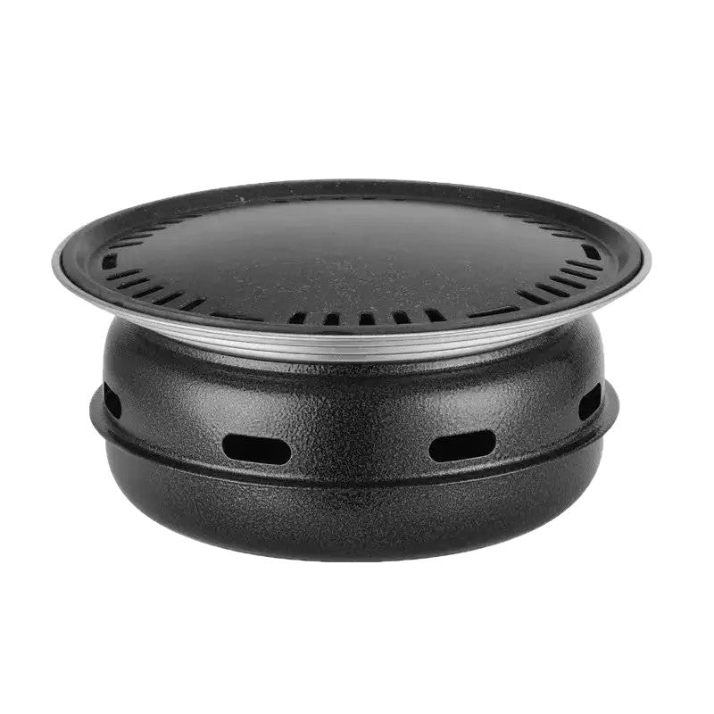 Portable Charcoal Grill Oven - Smoke-Free Outdoor Barbecue for 3-5 People