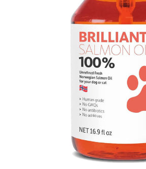 Salmon Fish Oil for Dogs - 500ml Bottle