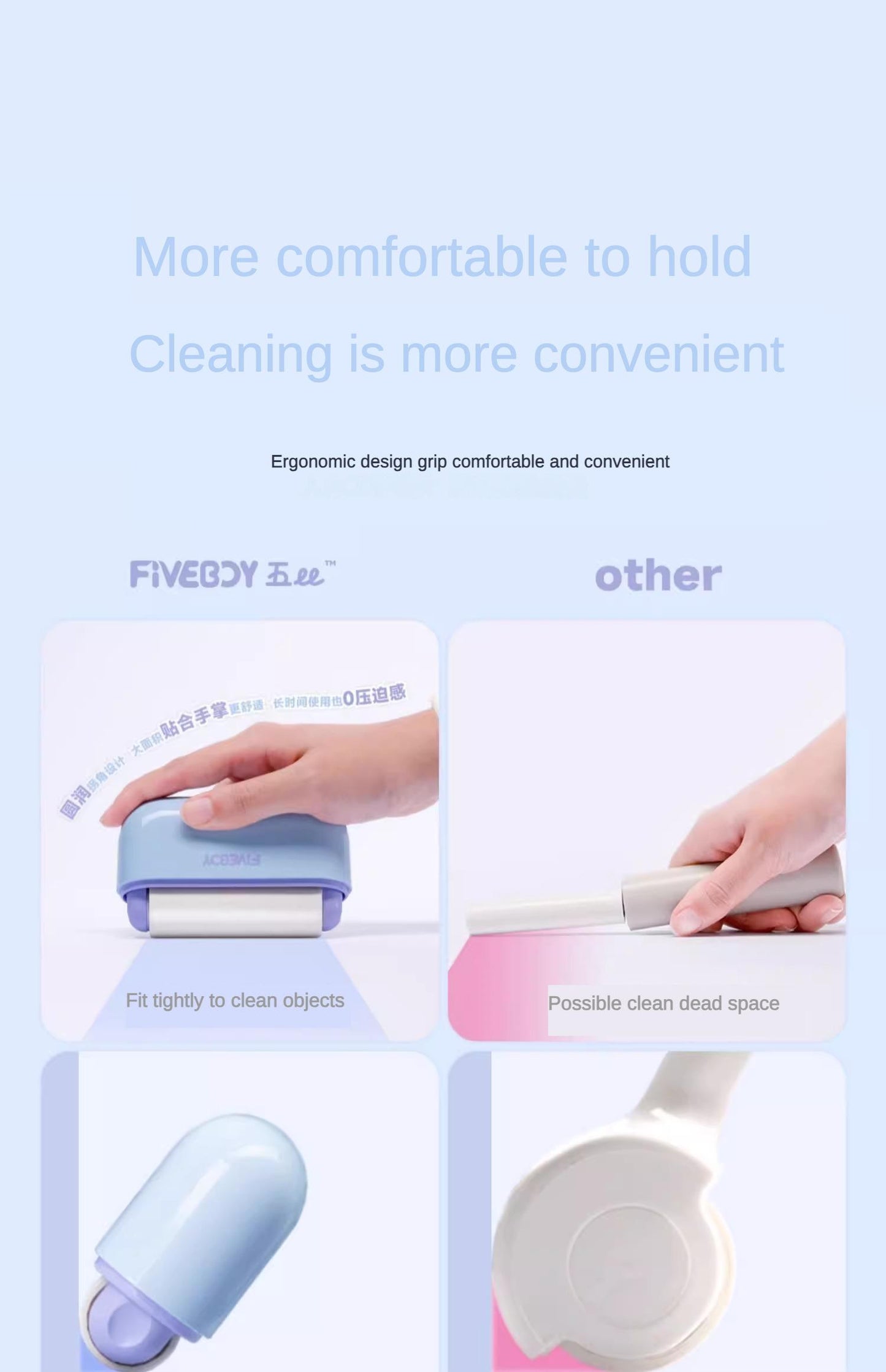 Portable Pet Hair Remover - Reusable Pocket-Sized Lint Roller