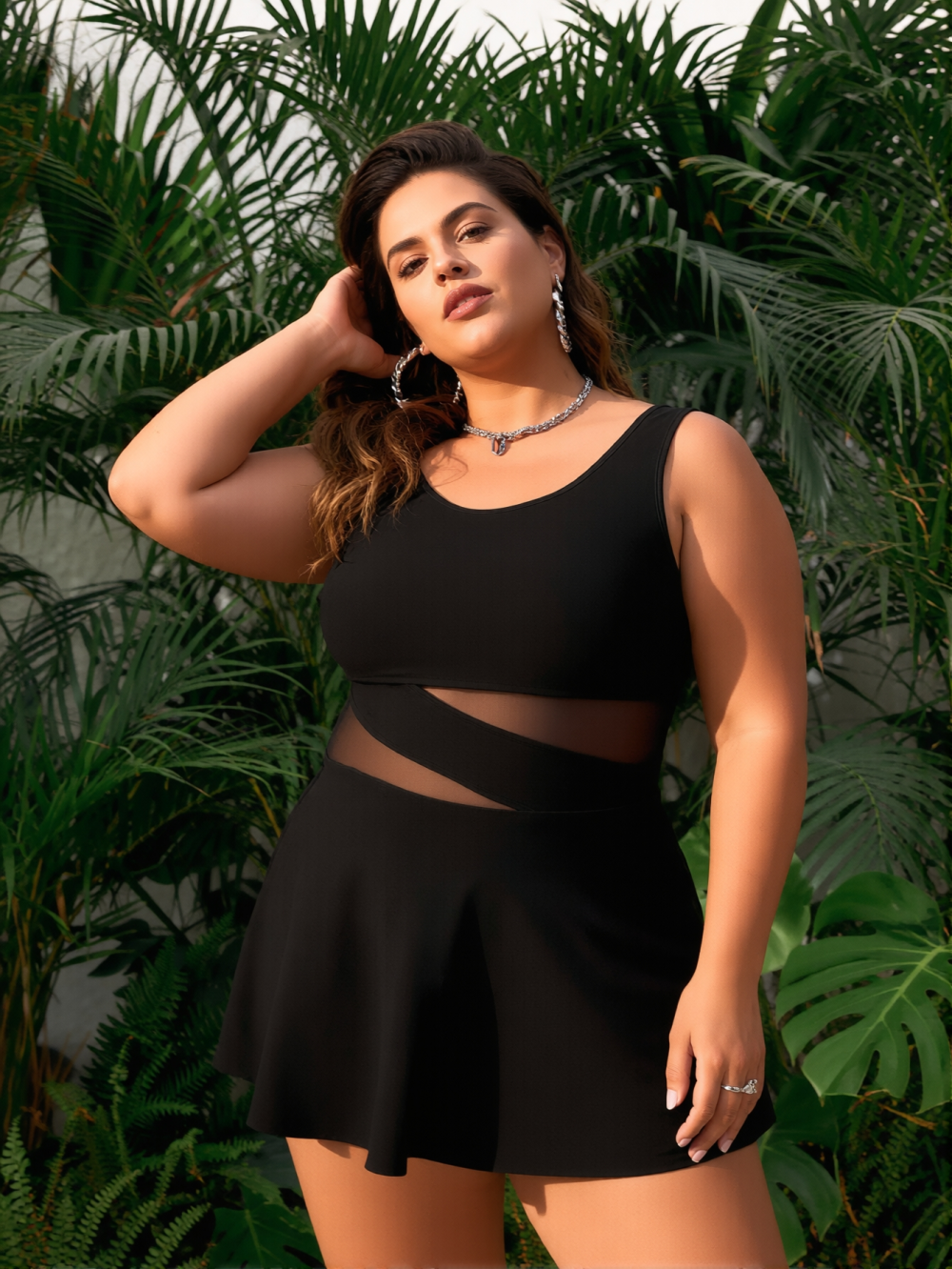 Women's Casual Two-Piece Swimsuit Set - Multiple Sizes Available