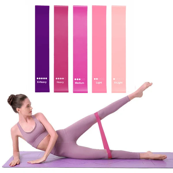 Loop Resistance Bands Set - 5 Resistance Levels for Full Body Workout