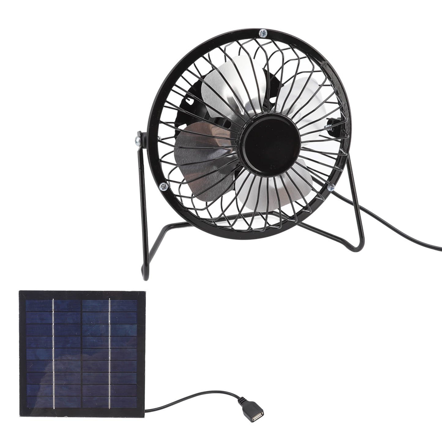 Photovoltaic Solar Panel Set Ventilation System Mini Portable USB