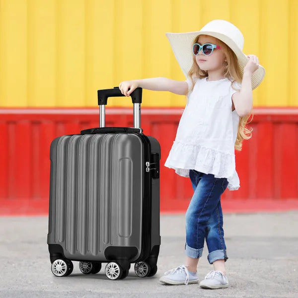 Vertical Pattern Four-in-one Universal Wheel With Handle Trolley Case