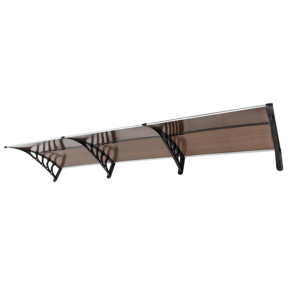Door & Window Rain Cover - Brown Board with Black Holder