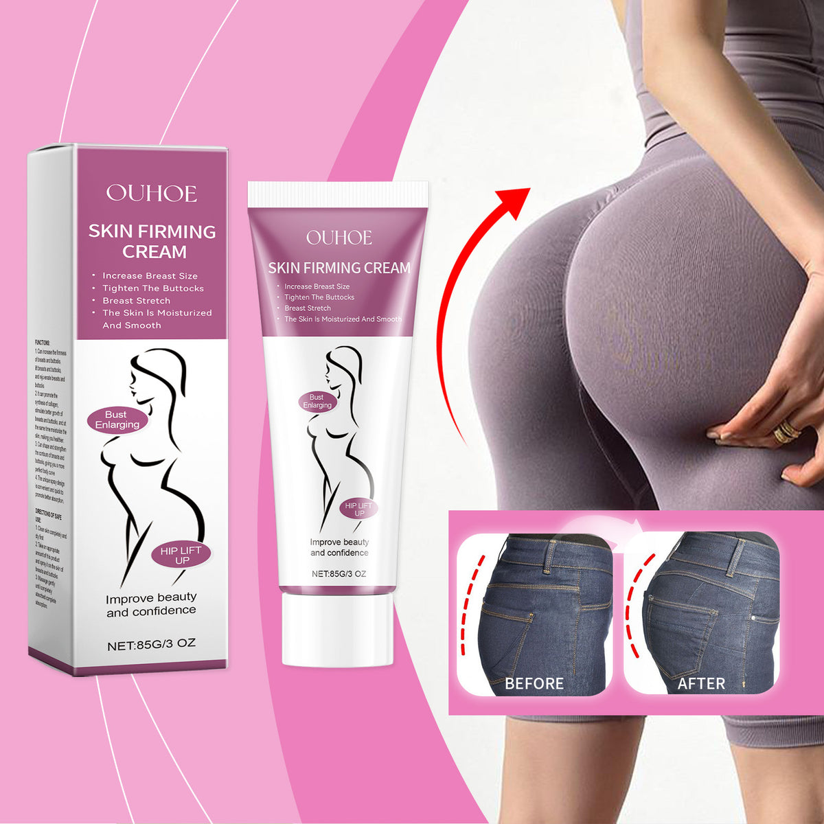 Breast & Hip Contouring Moisturizing Cream - 85g