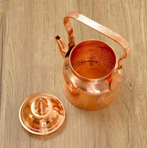 Ethnic-Style Copper Water Kettle for Tea and Tsampa - Portable Teapot