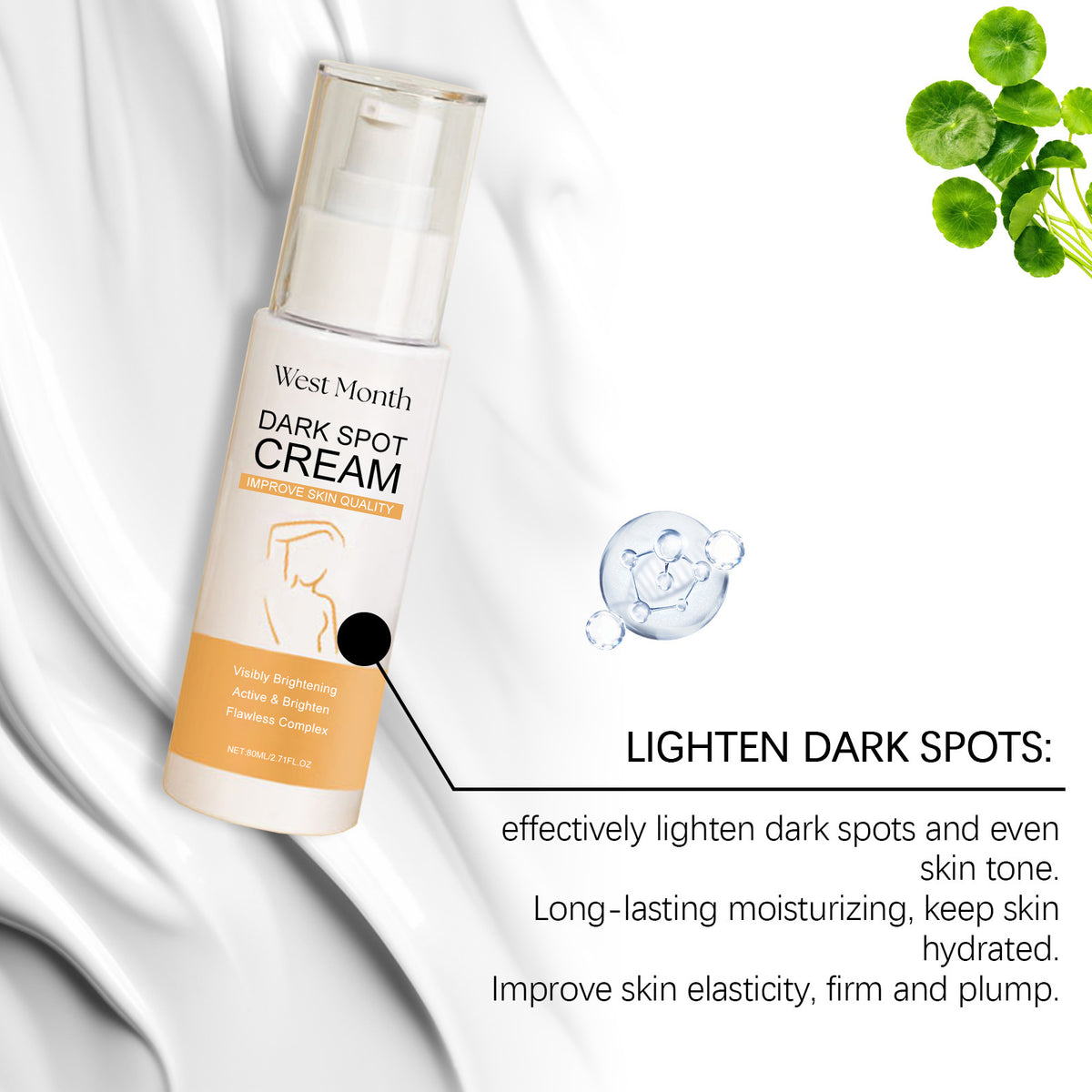 Hydrating Brightening Facial Lotion with Polypeptides - 80ml
