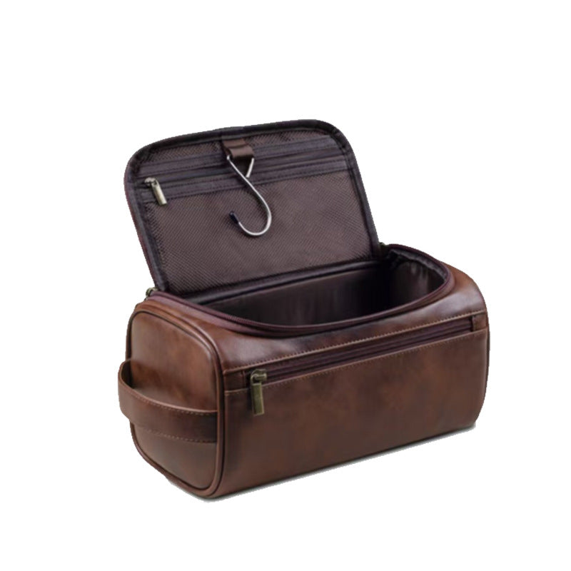 Large Waterproof PU Travel Storage Bag with Handle - Portable Home Organizer