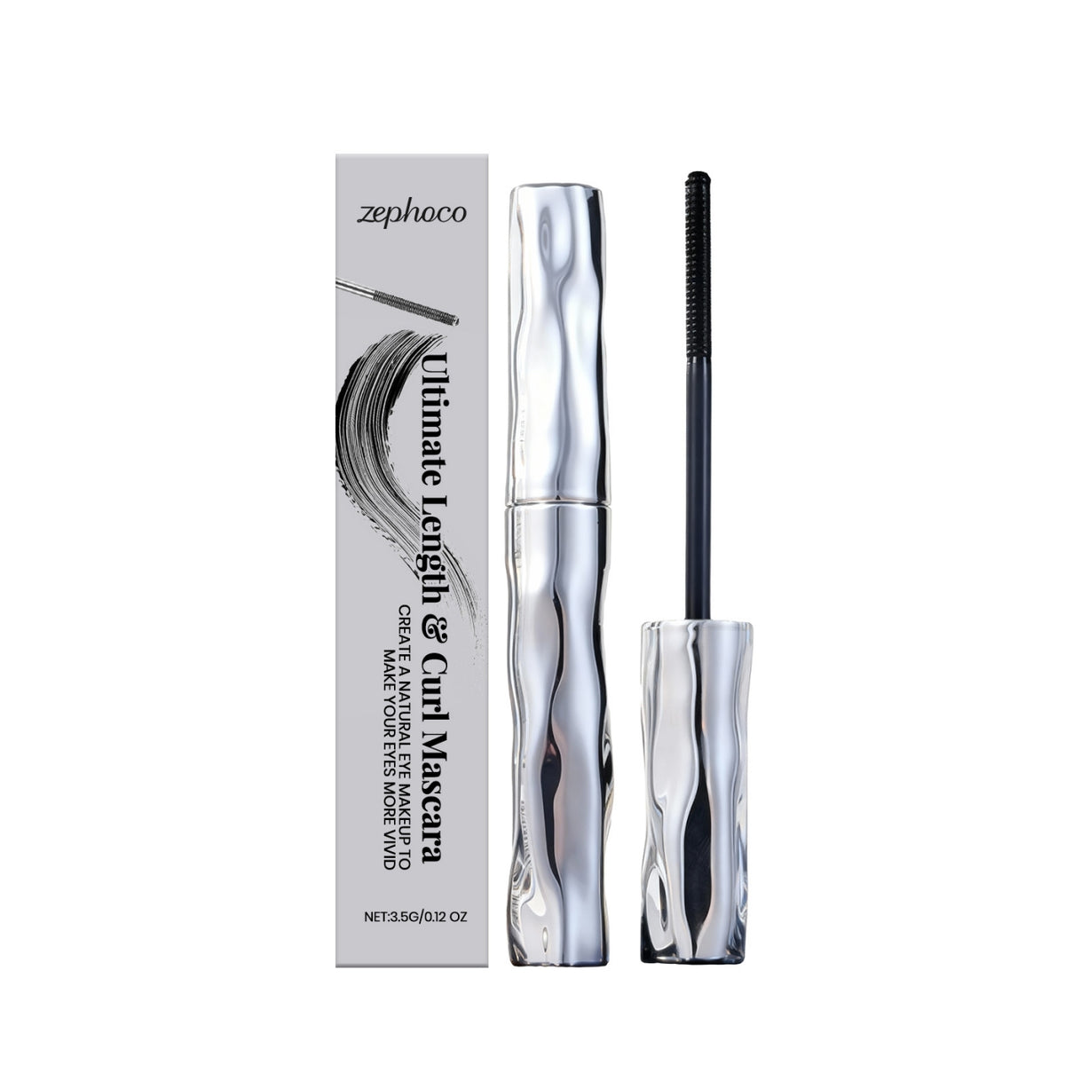 Waterproof Mascara for Eye Makeup - Long-Lasting, Black