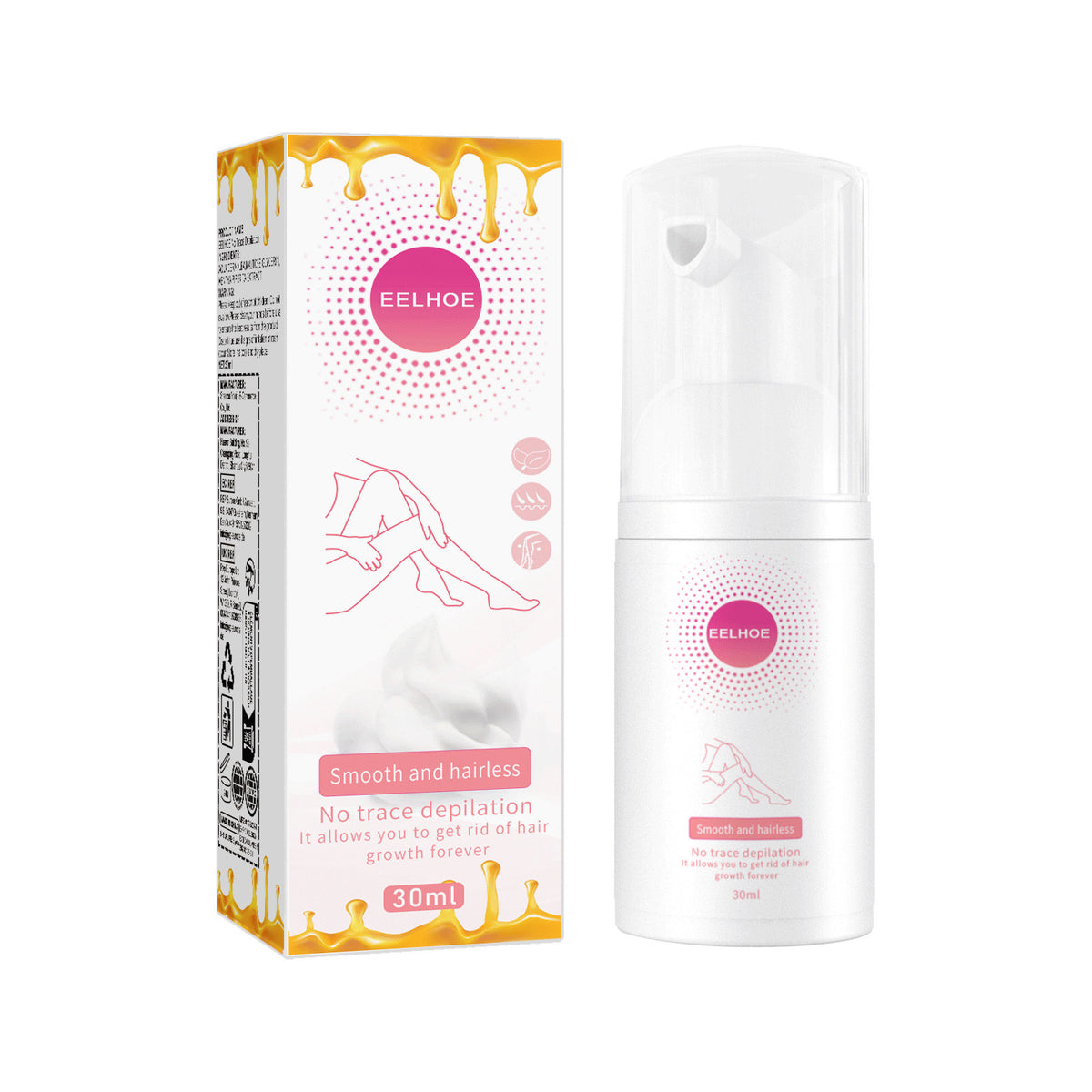 Honey Mousse Hair Removal Spray - 100ml