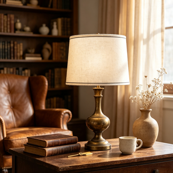 Replacement Lamp Shade 11x13x10 in - 2-Pack Linen & PVC