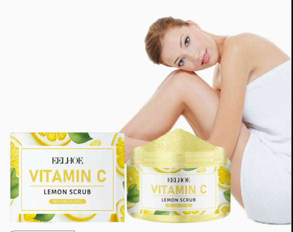 Lemon Exfoliating Body Scrub - 100g Natural Skin Care for Smooth Skin