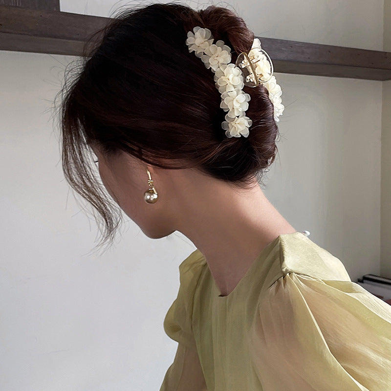 Handmade Flower Grip Clip Hair Accessory