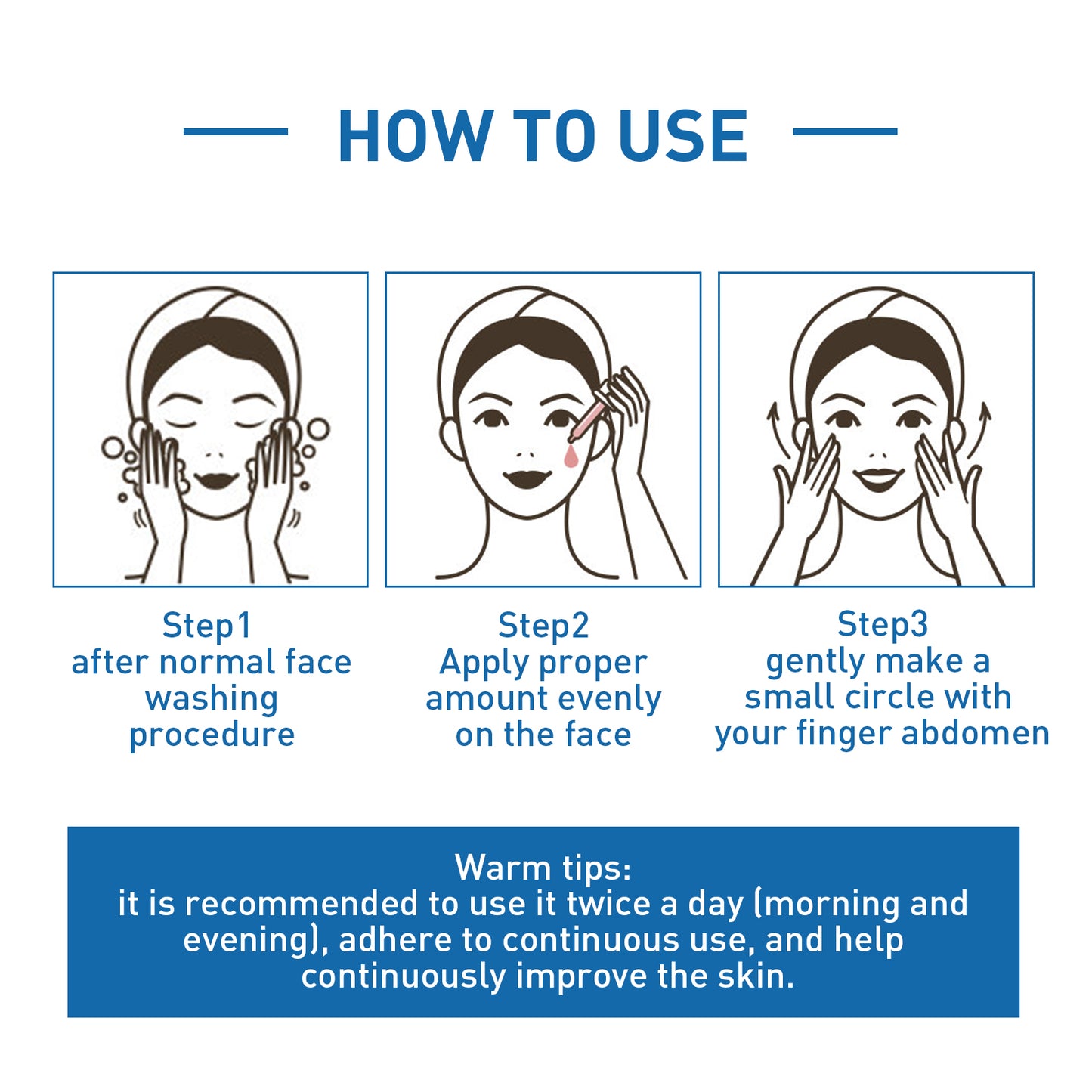 Hyaluronic Acid Anti-Wrinkle Face Serum - Firming & Moisturizing Essence