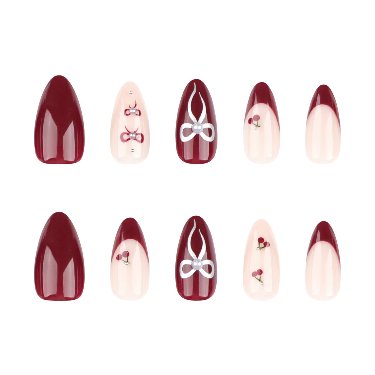 Elegant Boxed Nail Tips - Ready-to-Wear False Nails for Women