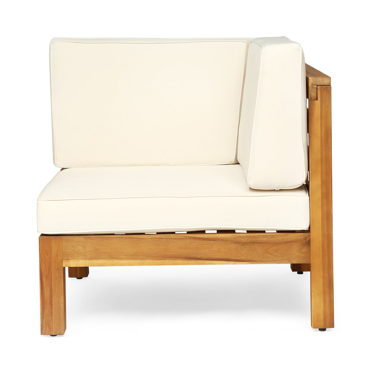 OANA 2-Piece Loveseat Set - Beige Acacia Wood