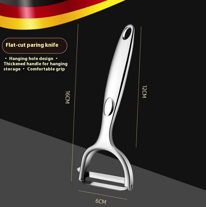 Multi-Functional Double-Sided Peeler - Zinc Alloy Kitchen Tool