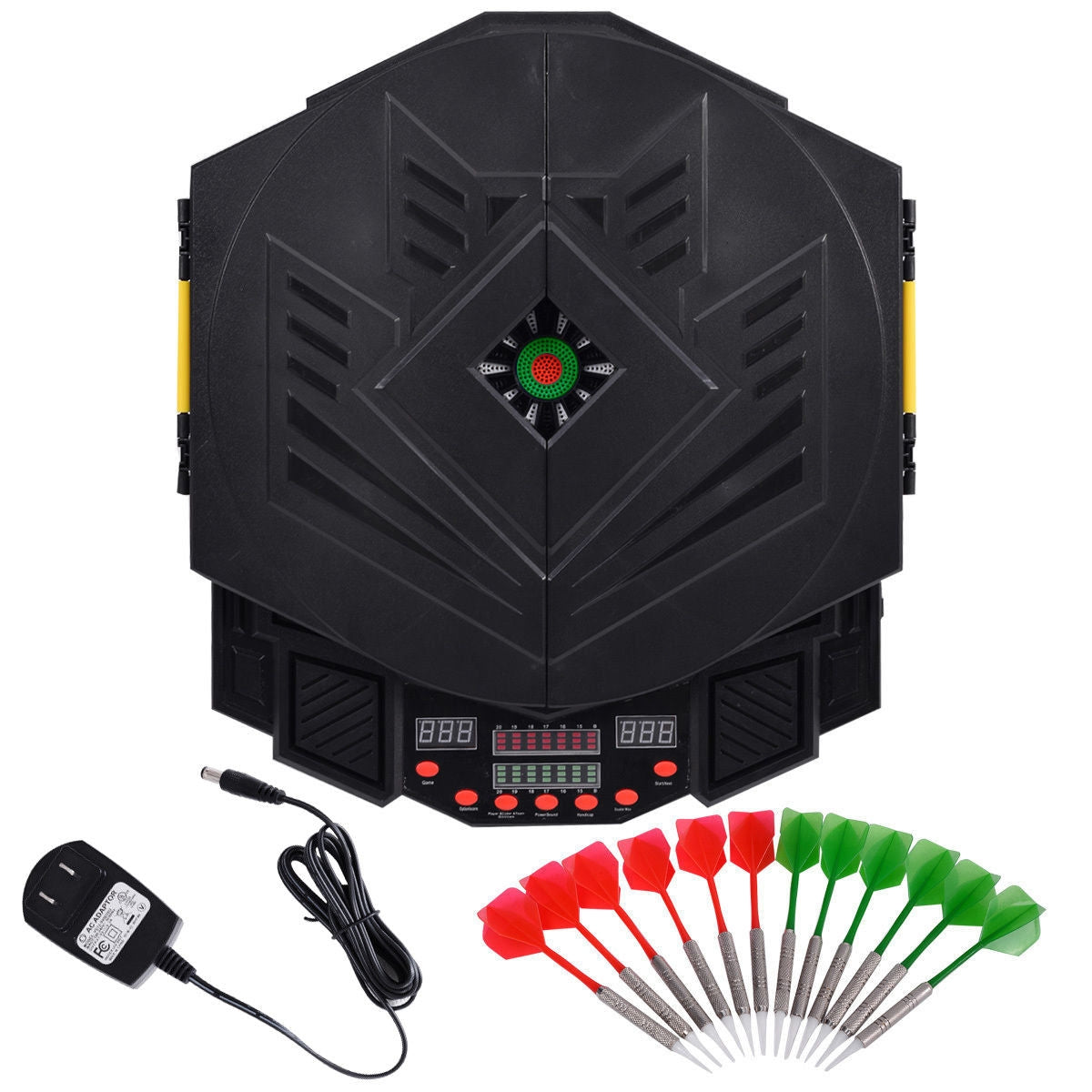 Electronic Dartboard Set with LCD Display - 12 Soft Tip Darts