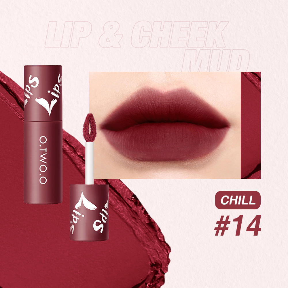 Matte Fog Lip and Cheek Dual-Use Powder Blusher and Lipstick - Air Lip Glaze