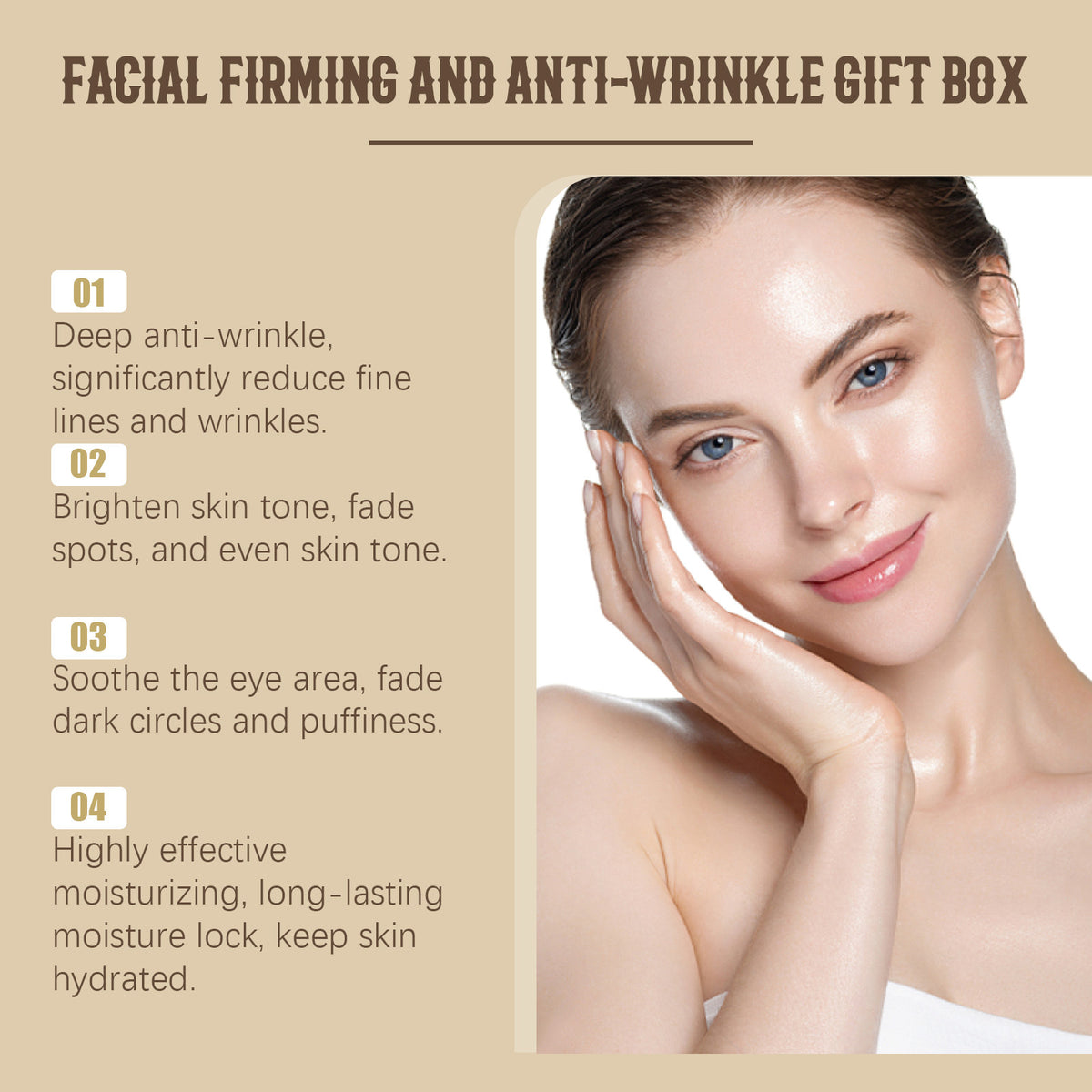 Moisturizing Facial Skin Care Gift Set - Rejuvenation & Hydration