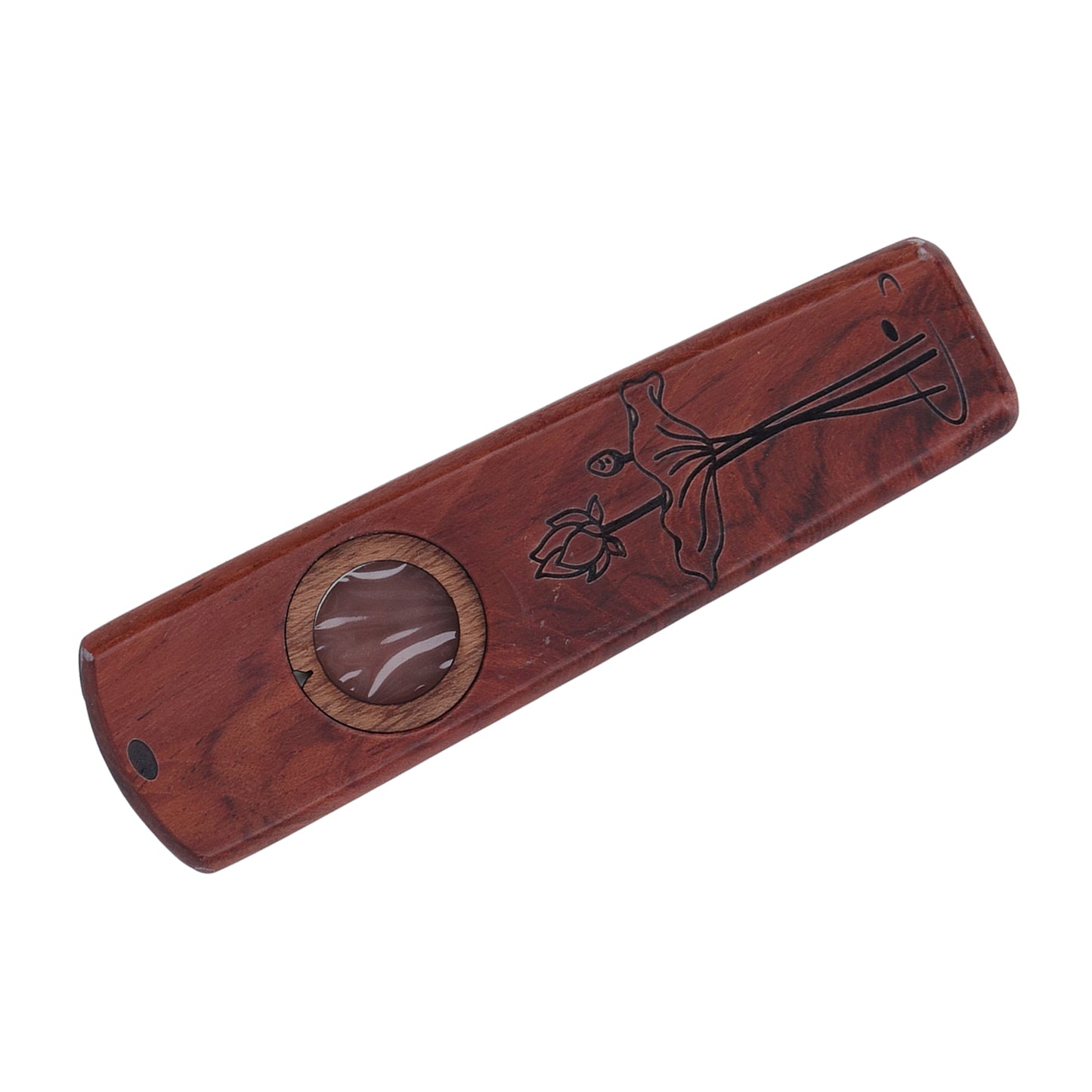 Wood Kazoo Wind Instrument - Easy Play for Guitar & Ukulele