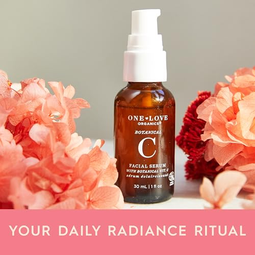 Botanical C Facial Serum ? Vitamin C Oil Serum for Dewy, Radiant Skin, Certified Organic & Cruelty Free 1 oz