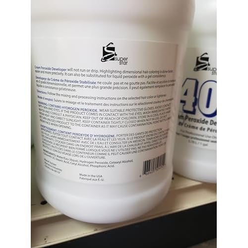 Super Star Stabilized Cream Peroxide Developer, 40v Hc-50404