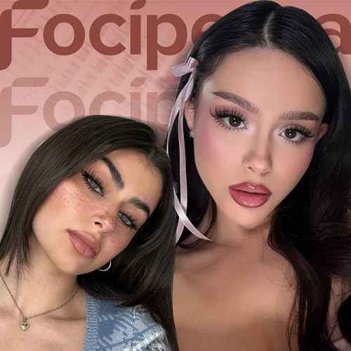 Focipeysa Wispy Lash Clusters Natural Eyelash Clusters Pesta?as Postizas Naturales Spiky Manga Lash Extensions C Curly Individual Lashes 10-16mm with Bottom Lashes Clusters DIY Lash at Home