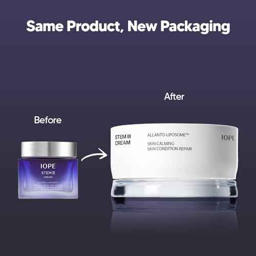 IOPE STEM III Intensive Moisturizer - Anti-Aging Face Cream with Niacinamide, Dermatologically Tested, Skin Barrier Repair with Peptide, Fine Lines & Wrinkle Care, Korean Skincare, 1.69 Fl Oz