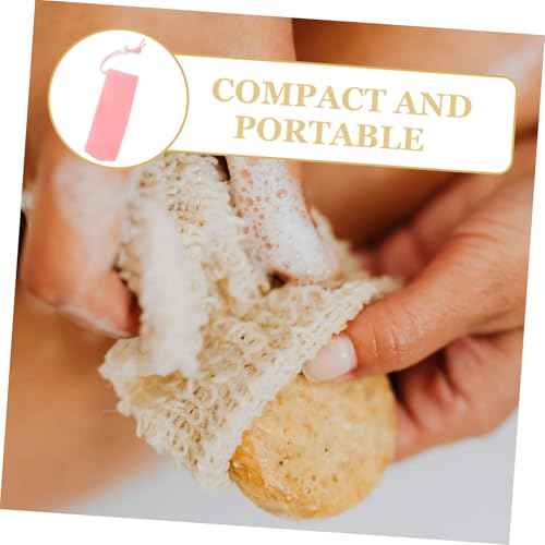 8pcs Soap Bar Bag Thickened Pe Net Pouch for Shampoo Bars Face Cleansers and Exfoliating Gentle Foaming and Quick Drying for Bath and Travel