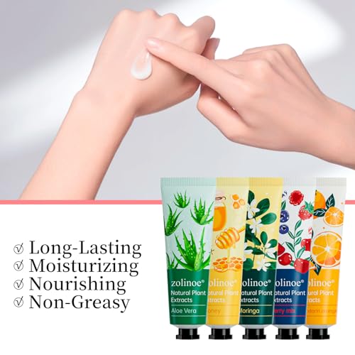 20 Pack Hand Cream Bulk for Dry Cracked Hands, Stocking Stuffers, Bridesmaid Gifts,Thank You Gifts,Christmas Gifts for Women,Natural Plant Fragrance Mini Hand Lotion Travel Size